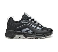 Geox J Flexyper Plus Boy, Zapatillas, Negro y Gris, 37 EU