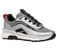 Geox J Flexyper Plus Boy, Zapatillas, Plata Lt Red, 29 EU