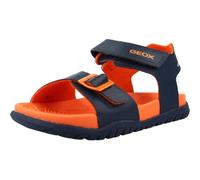 Geox J FUSBETTO BO Sandal, azul marino/naranja, talla 33 EU