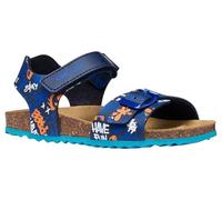 Geox J Ghita Boy B Sandal, Navy/LT Blue, 33 EU