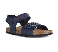 Geox J GHITA BOY B, Sandalias para Niños, NAVY/RED, 32 EU