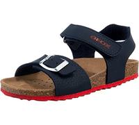 Geox J GHITA BOY B, Sandalias para Niños, NAVY/RED, 33 EU