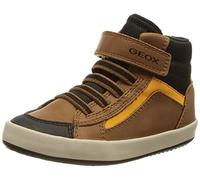 Geox J Gisli Boy A, Zapatillas Niños, Multicolor Lt Brown Black, 38 EU