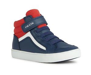Geox J Gisli Boy C Zapatillas Deportivas para niño, Azul Marino, 39 EU