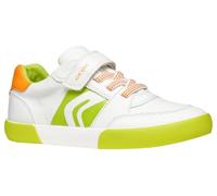 Geox - J GISLI Boy D, Zapatillas Niños, White/Green Fluo,