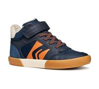 Geox J GISLI Boy - Zapatillas Deportivas, Color Azul Marino/DK Naranja, Talla 32 EU, Navy Dk Orange, 32 EU