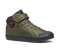 Geox J GISLI Boy Zapatillas Deportivas DK Green/Black, 36 EU, Dk Green Black, 36 EU