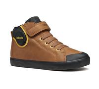 Geox J Gisli Boy, Zapatillas, marrón y Negro, 39 EU