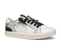 Geox J GISLI Girl A, Zapatillas, White/Silver, 39 EU