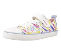 Geox J Gisli Girl A, Zapatillas, White Multicolor, 36 EU