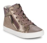 Geox J Gisli Girl B, Zapatillas, Gris Ahumado, 35 EU