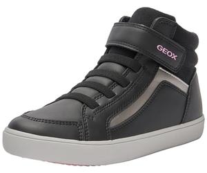 Geox J Gisli Girl C, Zapatillas Mujer, Negro, 37 EU
