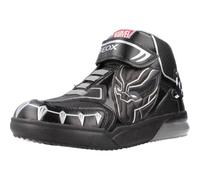 Geox J GRAYJAY Boy, Zapatillas para Niños, Black/Silver, 35 EU
