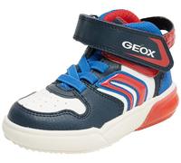 Geox J GRAYJAY Boy, Zapatillas para Niños, Navy/Red, 25 EU