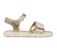 Geox J Haiti Girl Sandal, LT Gold, 34 EU