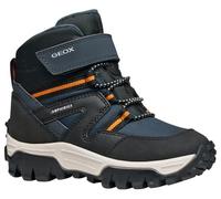 Geox J Himalaya Boy B ABX Ankle Boot, azul marino/naranja, talla 34 EU, Azul marino., 34 EU