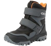 Geox J HIMALAYA BOY B ABX, Barco Ankle para Niños, BLACK/ORANGE, 33 EU