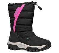 Geox J Himalaya Girl B AB, Bota de Nieve, Black/Fuchsia, 24 EU
