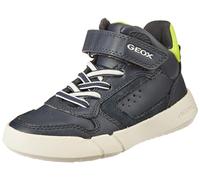 Geox J HYROO Boy A, Zapatillas para Niños, Navy/Lime, 34 EU