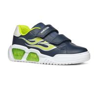 Geox J Illuminus Boy A, Zapatillas, Navy Lime, 35 EU