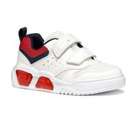Geox J ILLUMINUS Boy A, Zapatillas, White/Red, 38 EU