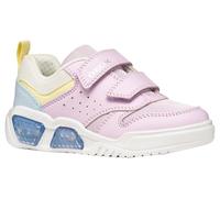 Geox J ILLUMINUS Girl A Sneaker, Lilac/Sky, Talla 32 EU