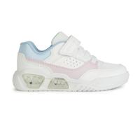 Geox J Illuminus Girl A, Zapatillas, Blanco y Rosa, 27 EU