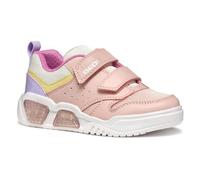 Geox J ILLUMINUS Girl A, Zapatillas, Pink/Multicolor, 34 EU
