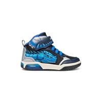 Geox J INEK Boy A, Zapatillas, Navy/Turquoise, 30 EU