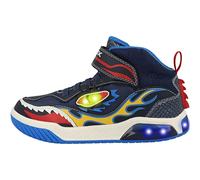 Geox J Inek Boy A, Zapatillas Niños, Multicolor Navy Lt Blue, 30 EU
