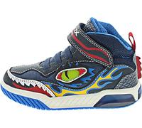 Geox J Inek Boy A, Zapatillas Niños, Multicolor Navy Lt Blue, 38 EU