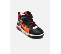 Geox J INEK Boy - Zapatillas Deportivas, Color Negro/Rojo, Talla 33 EU, Negro y Rojo, 33 EU