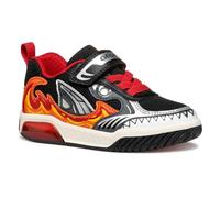 Geox - J INEK Boy D, Zapatillas Niños, Black/Red,