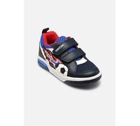 Geox J INEK Boy B - Zapatillas Deportivas, Color Azul Marino/Rojo, Talla 30 EU