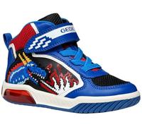 Geox J INEK Boy Sneaker, Royal/Rojo, 35 EU, Rojo (Royal Red), 35 EU
