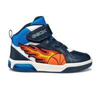 Geox J Inek Boy, Zapatillas, Azul Marino, 28 EU