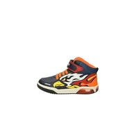 Geox J Inek Boy, Zapatillas Niños, Navy Orange, 33 EU