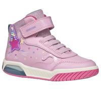 Geox J INEK Girl B, Zapatillas, Pink/Multicolor, 34 EU