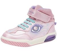 Geox J INEK Girl, Zapatillas para Niñas, Pink/Lilac, 24 EU