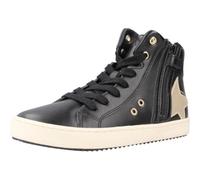 Geox J Kalispera Girl A, Zapatillas Bajas, Negro (Black Platinum), 37 EU