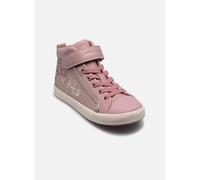 Geox J Kalispera Girl Sneaker, Antique Rose/PLATINU, 32 EU, Rosa Antigua Platinu, 32 EU