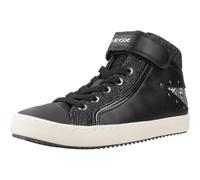 Geox J Kalispera Girl, Zapatillas, Black Dk Silver, 38 EU