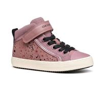 Geox J Kalispera Girl, Zapatillas, Dk Rose Black, 25 EU
