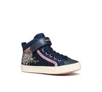 Geox J Kalispera Girl, Zapatillas, Navy Dk Rose, 24 EU
