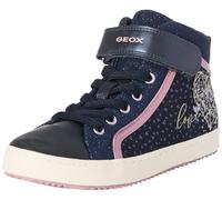 Geox J Kalispera Girl, Zapatillas, Navy Dk Rose, 24 EU