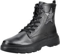 Geox J KIDDARTAH Girl A, Botín, Black/DK Silver, 32 EU