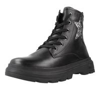 Geox J KIDDARTAH Girl A, Botín, Black/DK Silver, 35 EU