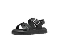 Geox J KODETTE Gir Sandalia, Negro, 37 EU
