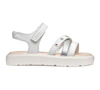 Geox J KODETTE Gir Sandalia, White, 33 EU