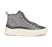 Geox J Laquinny Girl, Zapatillas, Dk Silver, 38 EU